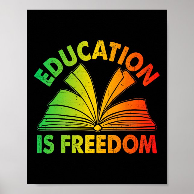 Die Bildung der Schwarzen Geschichte ist, dass die Poster (Vorne)