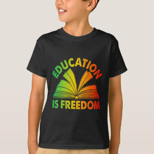 Die Bildung der Schwarzen Geschichte ist, dass die T-Shirt