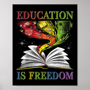 Die Bildung der schwarzen Geschichte ist die Freih Poster