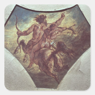 Die Bildung von Achilles Quadratischer Aufkleber