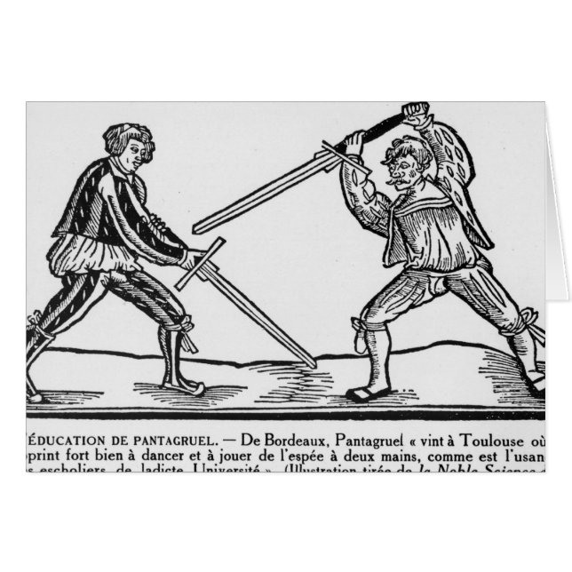 Die Bildung von Pantagruel, Illustration (Vorderseite (Horizontal))