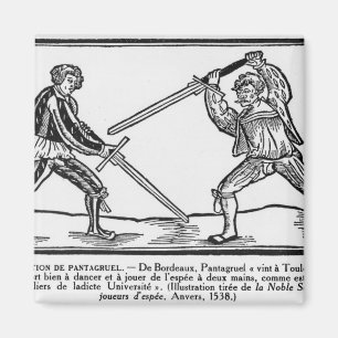 Die Bildung von Pantagruel, Illustration Magnet