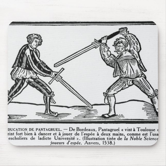 Die Bildung von Pantagruel, Illustration Mousepad (Vorne)