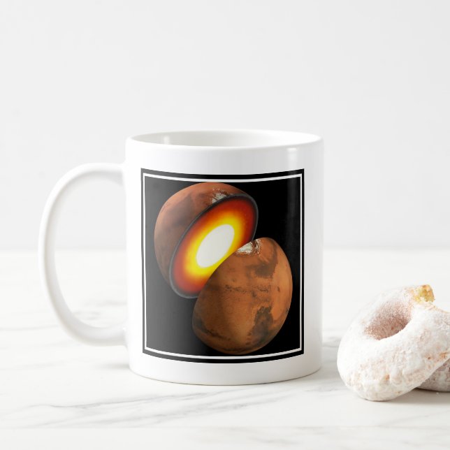 Die Bildung von Rocky Bodies im Sonnensystem. Kaffeetasse (Mit Donut)
