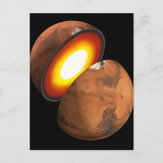 Die Bildung von Rocky Bodies im Sonnensystem. Postkarte (Vorderseite)