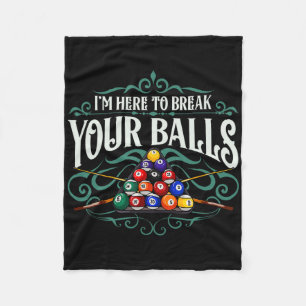 Die Billiard Billard Pool Hall lädt zum Verweilen Fleecedecke