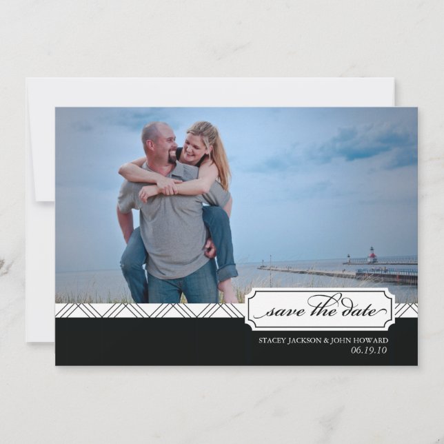 Die Bindung der nicht Save the Date bekannten Foto (Vorderseite)