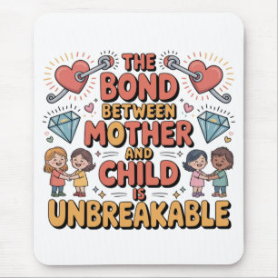 Die Bindung zwischen Mutter und Kind ist unzerbrec Mousepad