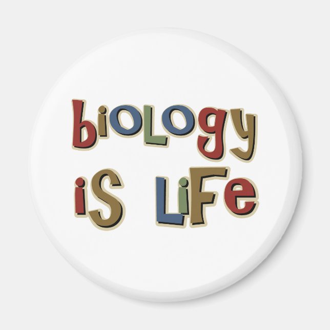 Die Biologie ist der lebendige Funny Pub Magnet (Vorne)