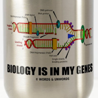 Die Biologie steckt in meinen Genen (DNA-Replikati Reisebecher