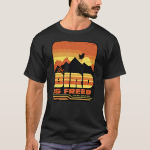 DIE BIRD IST FREI, um zu lernen, wie man auf den H T-Shirt