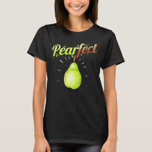 Die Birne ist für Vitamine vegetarisch und V T-Shirt