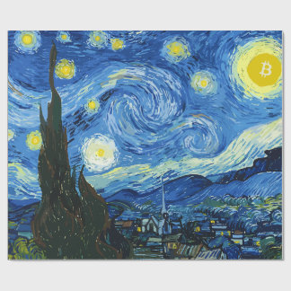 Die bitkoinische Nacht Geschenkpapier