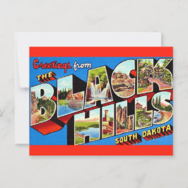 Die Black Hills Grußkarte Postkarte