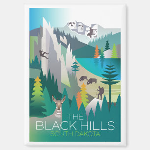 Die Black Hills, South Dakota Kühlschrank Magnet