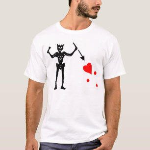 Die Blackbeard authentische Flagge T-Shirt