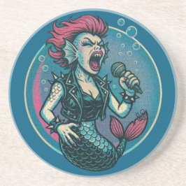 die blaring Siren Getränkeuntersetzer