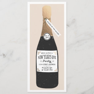 Die Blase des Neujahrs Einladung