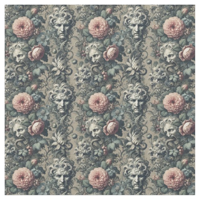 Die blasse Säuberung - gotische Dense Tile Stoff (Nahaufnahme)