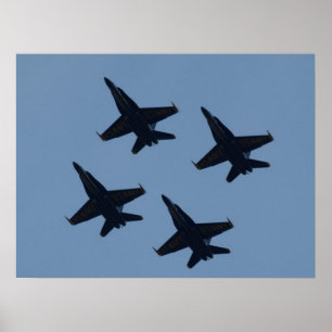 Die blaue Engel' Diamond Formation. Poster