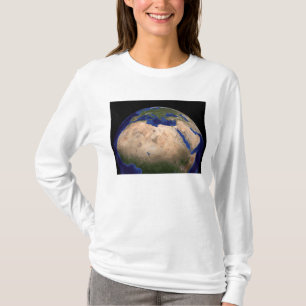 Die blaue folgende Generations-Marmorierungerde 3 T-Shirt