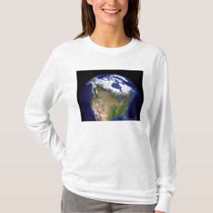 Die blaue folgende Generations-Marmorierungerde 5 T-Shirt