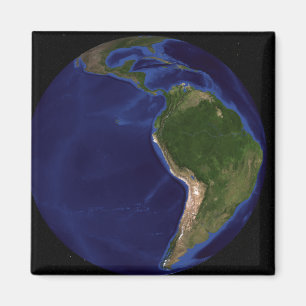 Die blaue folgende Generations-Marmorierungerde 8 Magnet