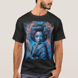 Die blaue Geisha T-Shirt
