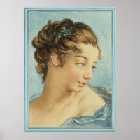 Die blaue Lady von Louis-Marin Bonnet