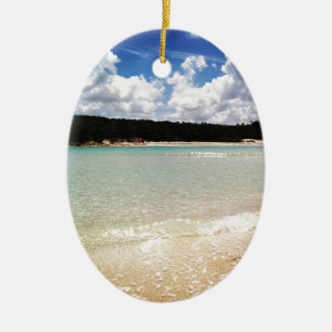 Die blaue Lagune Keramikornament