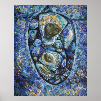"Die blaue Madonna " Poster
