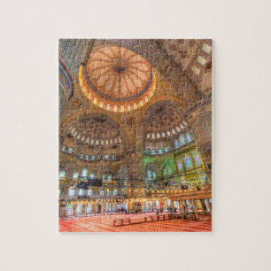 Die blaue Moschee Istanbul die Türkei Puzzle