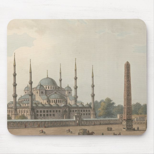 Die Blaue Moschee von Sultan Ahmed, Istanbul, Türk Mousepad (Vorne)