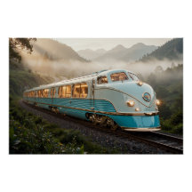 Die blaue Samt Eisenbahn