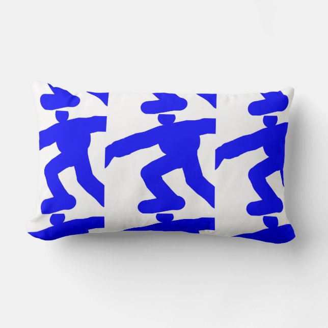 DIE BLAUE-ZAHLEN LENDENKISSEN (Vorderseite)