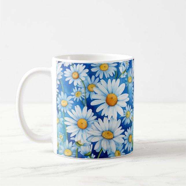 Die blauen Milchprodukte Kaffeetasse (Links)