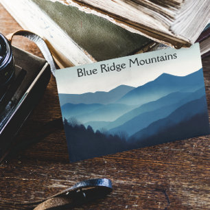 Die Blauen Ridge-Gebirge, anpassbar Postkarte