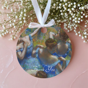 Die blauen Tänzer, Degas Art Geschenkanhänger