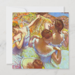 Die blauen Tänzer von Edgar Degas Einladung