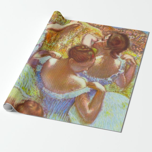 Die blauen Tänzer von Edgar Degas Geschenkpapier (Ungerollt)