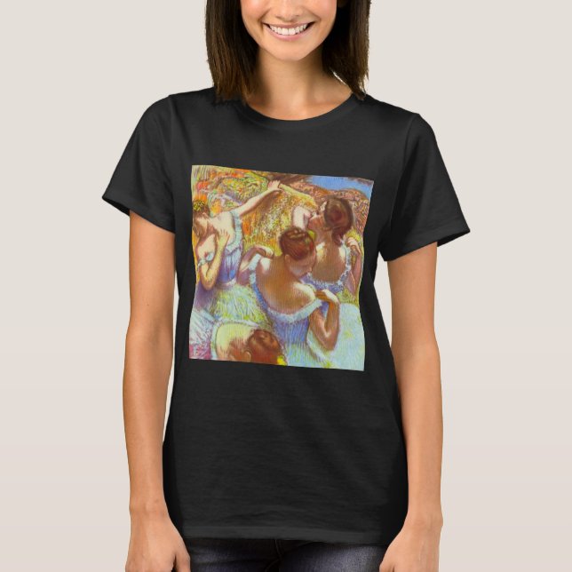 Die blauen Tänzer von Edgar Degas T-Shirt (Vorderseite)