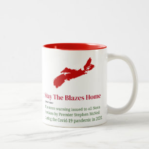 Die Blazes Zuhause Holiday Edition Bleibe Zweifarbige Tasse