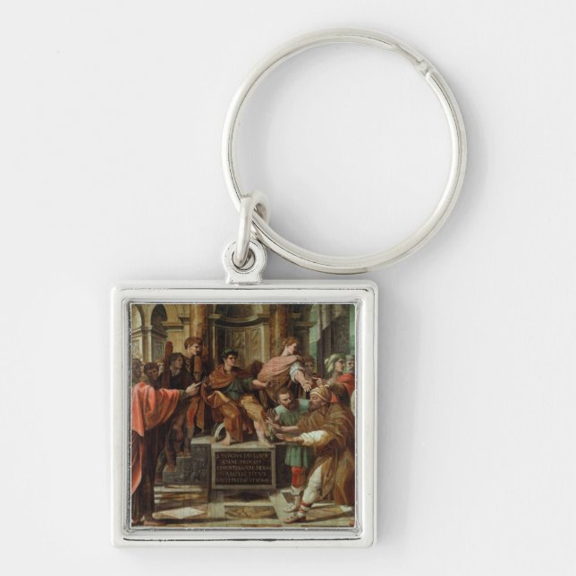 Die Blendung von Elymas (Cartoon für das Sistine Schlüsselanhänger (Vorne)