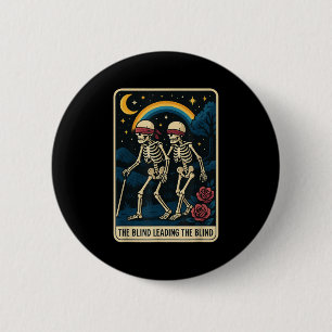 Die Blinde Führung Die Blinde Tarot Card Skele Button