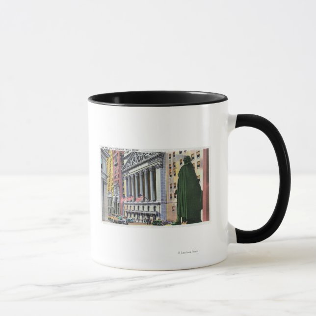Die Blinds an der New Yorker Börse Tasse (Rechts)