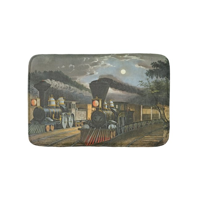 Die Blitz-Eilzüge, 1863 Badematte (Vorderseite)
