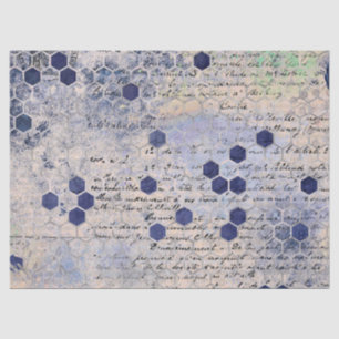 Die Blue Bee Series Design 18 Tissue Papier