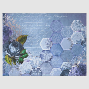 Die Blue Bee Series Design 9 Tissuepapier Seidenpapier