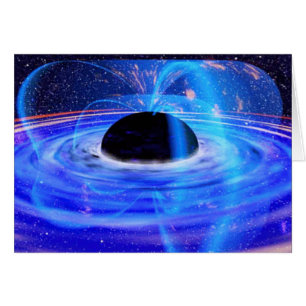 Die Blue Black Hole Grußkarte der NASA