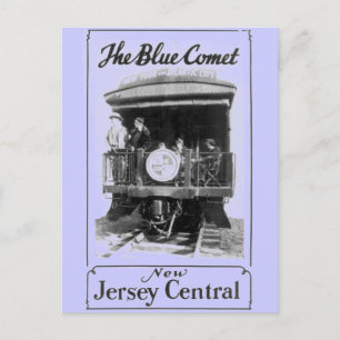 Die Blue Comet Train Postkarte
